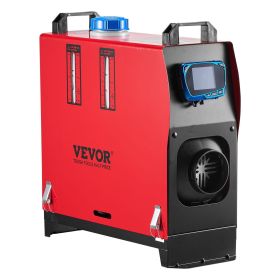 VEVOR Diesel Air Heater, 8 kW DC12-24V, Fast Heating Diesel Parking Heater with Remote Control and Blue LCD Switch, Low Noise, Pre-Heating Functi