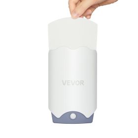 VEVOR Fly Trap, Plug-in Gnat Killer, Plug and Play Indoor Skeeter Zapper with Blue-Violet Light & 10 Sticky Glue Boards