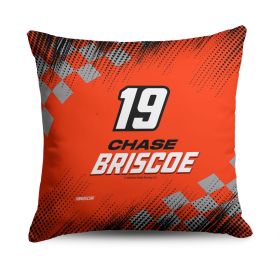 Nascar Chase Briscoe Simple Speed Throw Pillow 18x18 inches