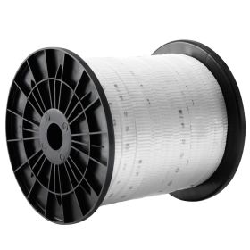 VEVOR Polyester Pull Tape, 3/4" x 318' Mule Tape Flat Rope, 2500 lbf Tensile Capacity, Printed Webbing Cable Pulling Tape for Packaging, Gardenin