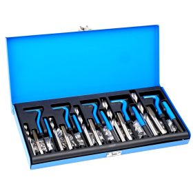 VEVOR Helicoil Thread Repair Kit, 131-Piece SAE HSS Drill Helicoil Repair Kit