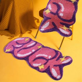 Colorful Rugs, Super Soft Thickened Fluffy Area Rugs For Living Room, Soft Plush Area Rugs, Plush Indoor Rugs For Bedrooms, Fluffy Faux Fur Rugs (Option: Lavenderbubble)