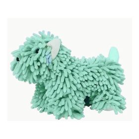 Cute Puppy Shaped Towel,Absorbent Kitchen Towel With Hanging Loop, Towels For Home (Option: green)