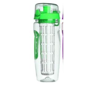 32Oz Fruit Infusing Infuser Water Bottle Water Fruit Bottle BPA Free Plastic Sport Fruit Infuser Water Bottles With Infuser Juice Shaker Drink Bo (Option: Style A)