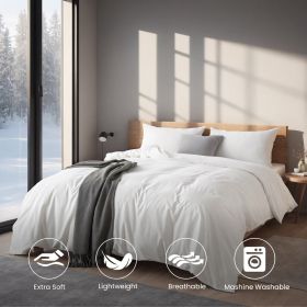 White & Pink Extra Large Duvet Cover Set Crafted From Premium Breathable Microfiber In Bohemian Style. Hotel-grade Minimalist Design Suitable For (Option: Pink-Q)